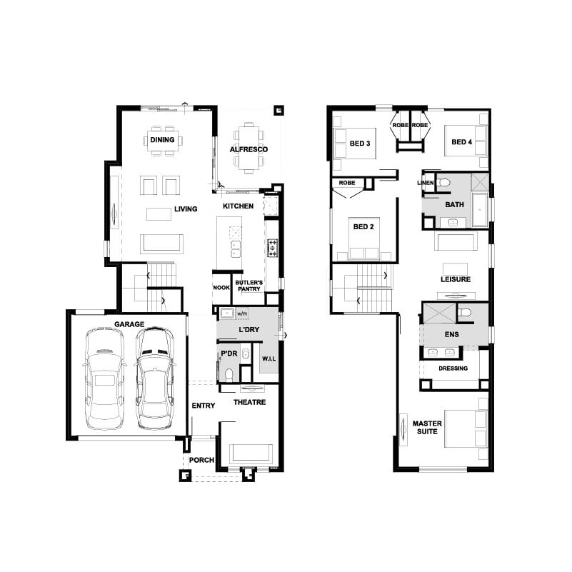 The Alpine 286 by Plantation Homes Floorplan