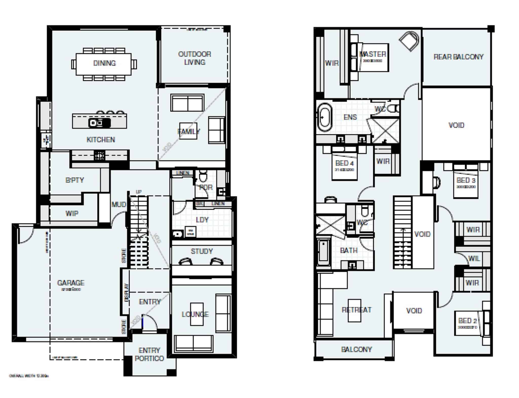 Sorrento 375 – Luxury House & Land Package Floorplan