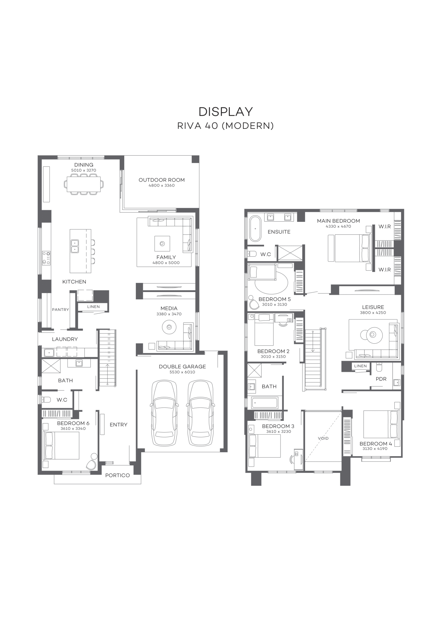 Riva 40 Floorplan