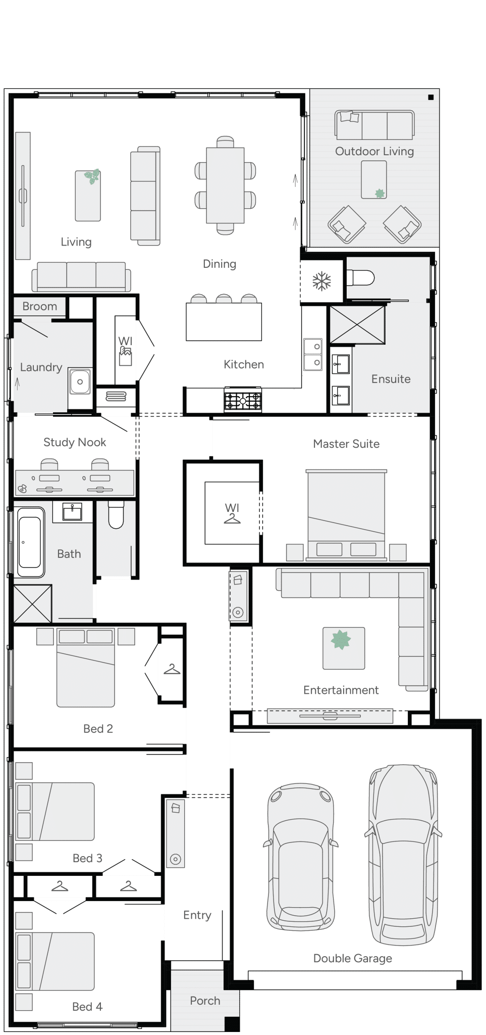 Archer 25 Floorplan