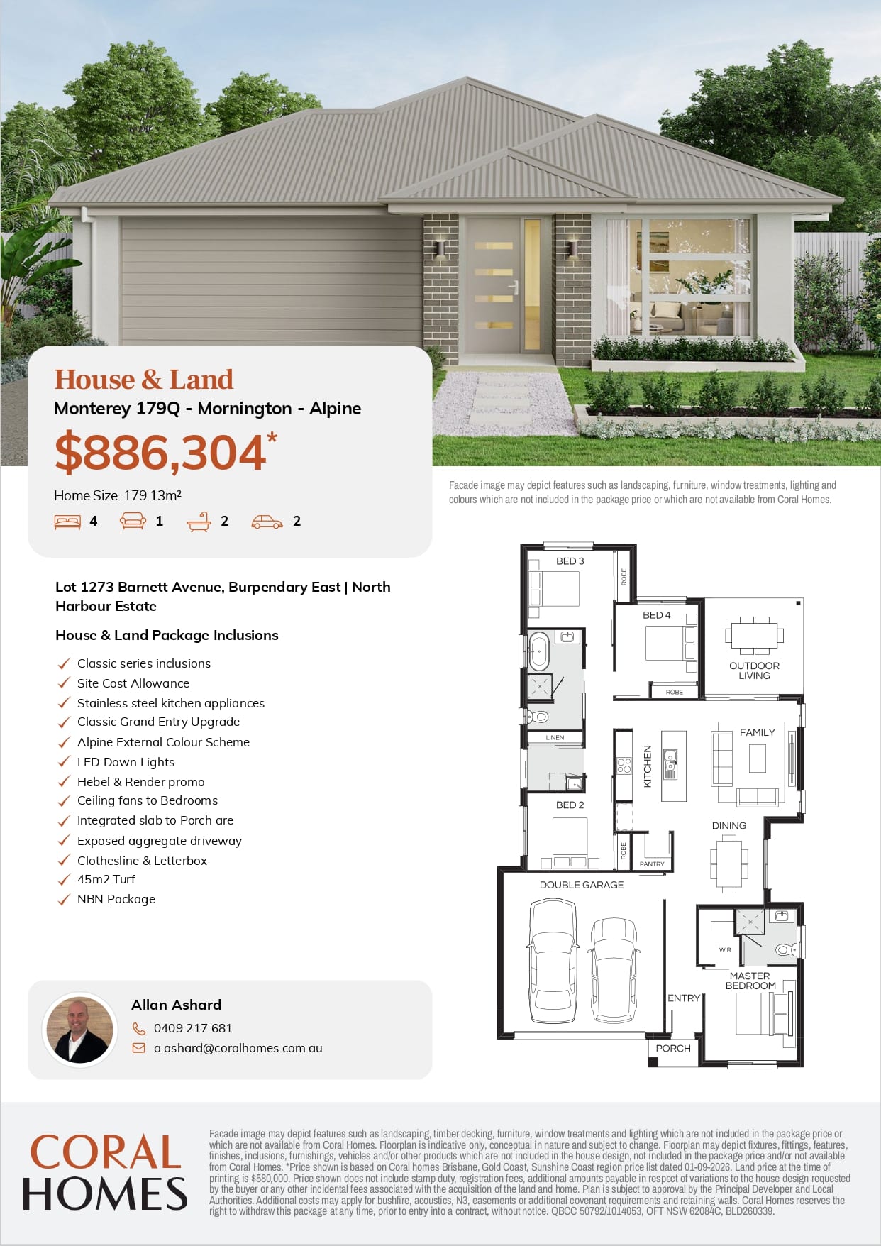 Monterey 179Q Floorplan