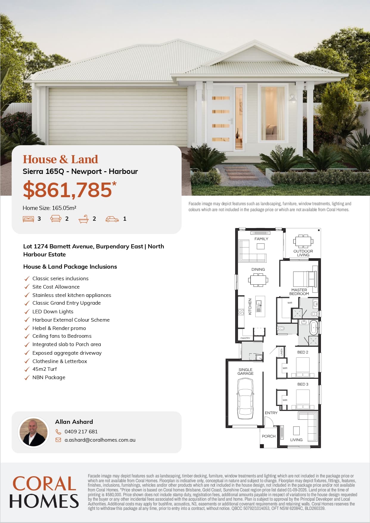 Sierra 165Q – Newport Floorplan