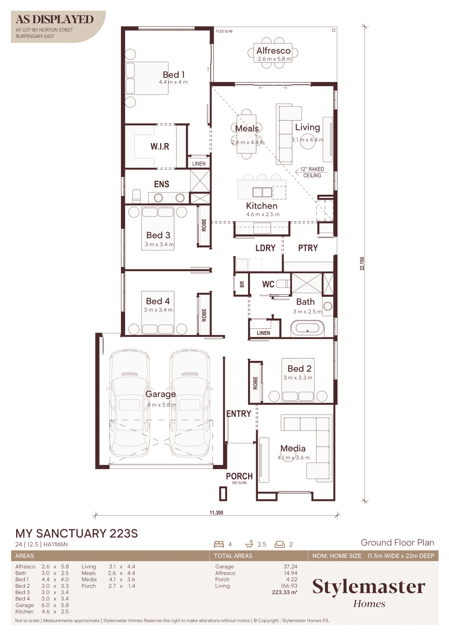 MyDream MySanctuary 223s Floorplan